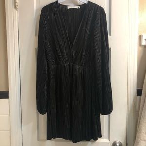 ASTR supernova metallic dress in black